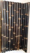 BBP-3-96 Series Black Bamboo Poles 3" D x 96" L