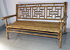 Bamboo Bench 54" W
