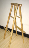 ASH Series Bamboo A Framed Floor Stand