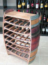 WBR-36, Full Barrel Wine Rack 36" H